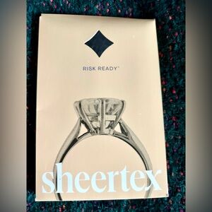 ‼️RARE‼️🎸SHEERTEX🎸🔥NWT🔥Sheer Black Mystery Tights—S